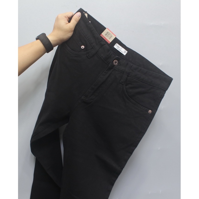 Quần Kaki Jean Màu Đen DKA-01, Quần Kaki Nam dáng ôm đứng, Chất vải co giãn thoải mái - Doki