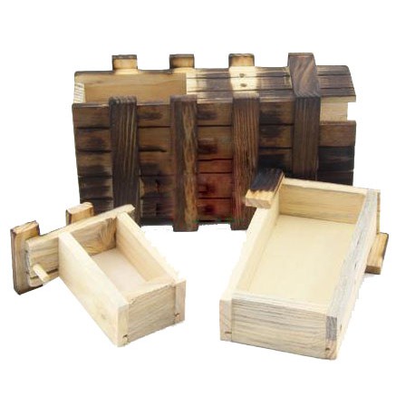 Giải đố gỗ Wood puzzle Hộp gỗ bí mật