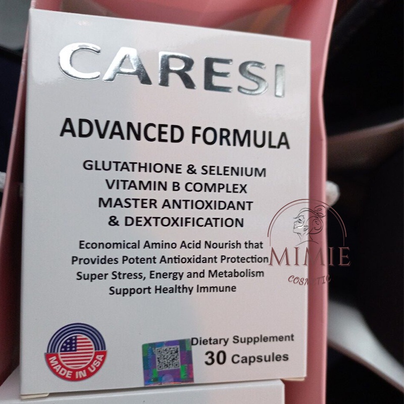 [CHÍNH HÃNG] VIÊN UỐNG CARESI ADVANCED FORMULA TRẮNG DA, MỜ NÁM, CHỐNG LÃO HÓA