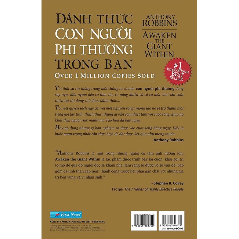 Sách - Đánh Thức Con Người Phi Thường Trong Bạn (Bìa Cứng)