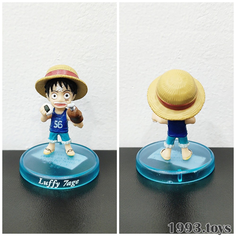 Mô hình chính hãng Bandai figure One Piece Collection Super Deformed SD Vol.17 FC17 - Luffy 7age (Áo xanh)