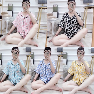 Đồ bộ ngủ nữ lụa pijama mặc nhà đi chơi đều đẹp