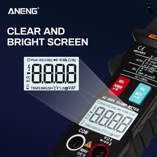 COD☆ ANENG ST205 4000 Counts Full Intelligent Automatic Range True RMS Digital Multimeter Clamp Meter