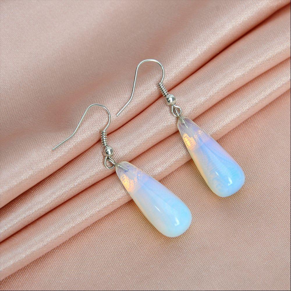 1 Đôi Bông Tai Móc Câu Tự Nhiên Thời Thượng