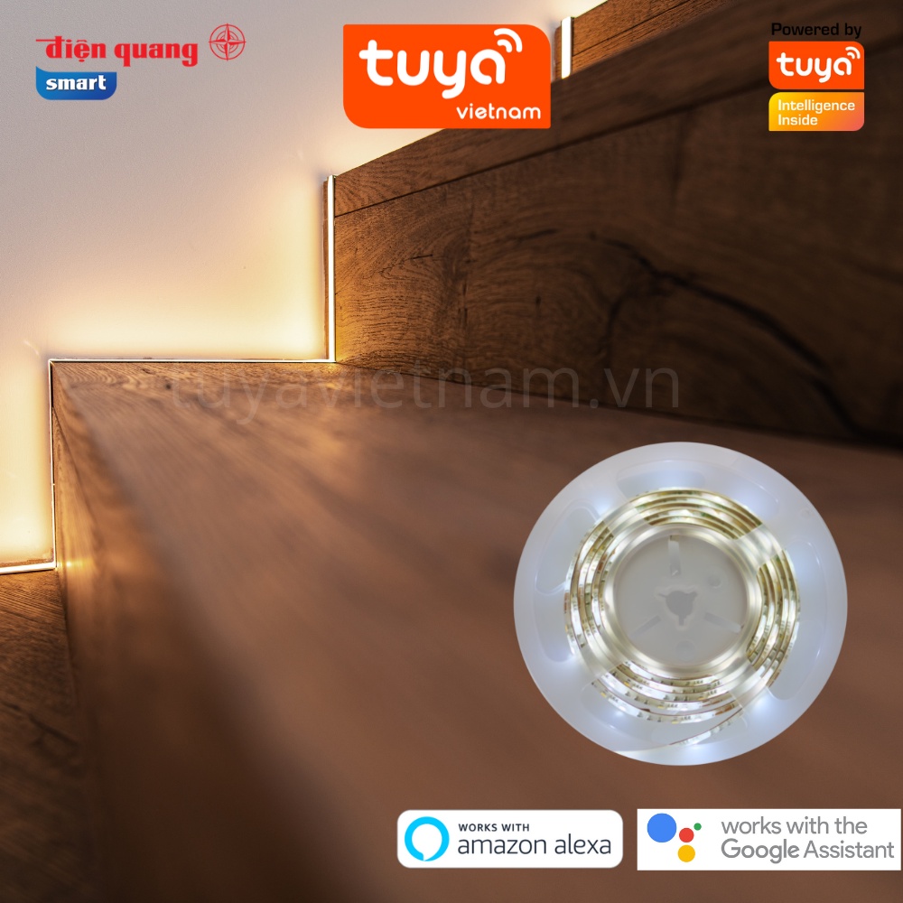 Dây Đèn LED Thông Minh Điện Quang Trang Trí Dài 2M, Wifi, Apollo ĐQ SLS1.1 02