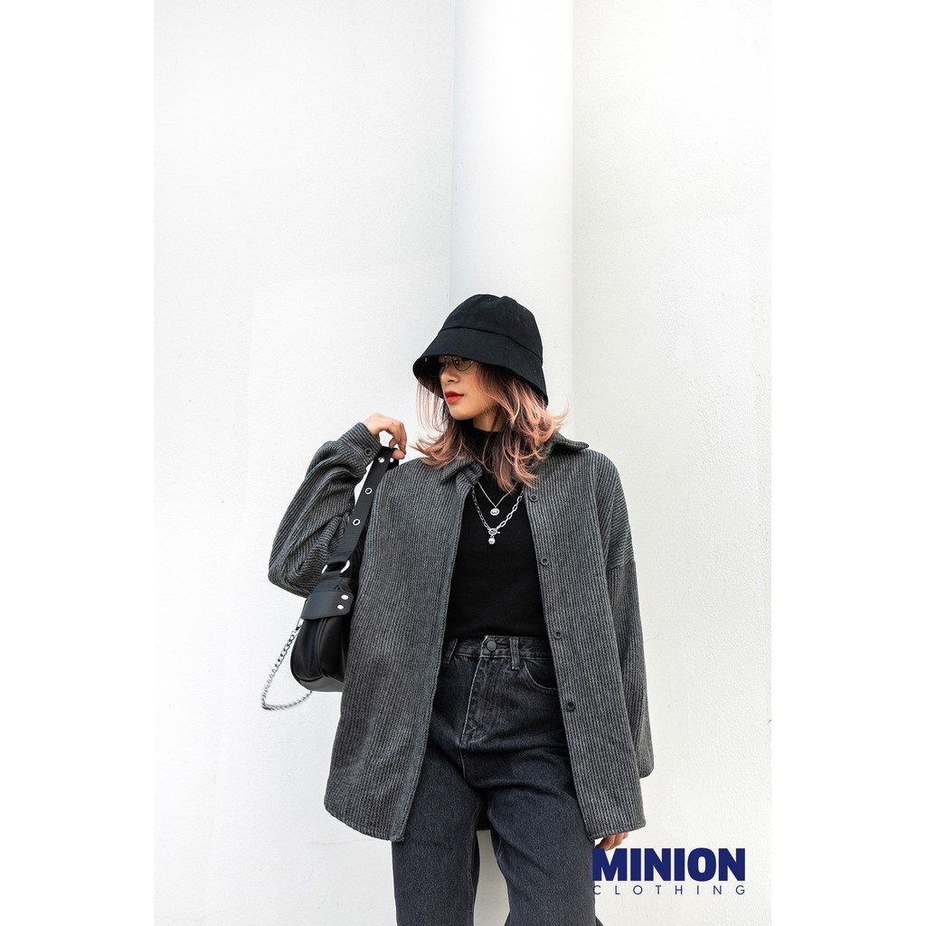 Áo sơ mi dạ kẻ sọc dọc Minion Clothing, form rộng, dáng Unisex, phong cách Ulzzang Streetwear  | BigBuy360 - bigbuy360.vn