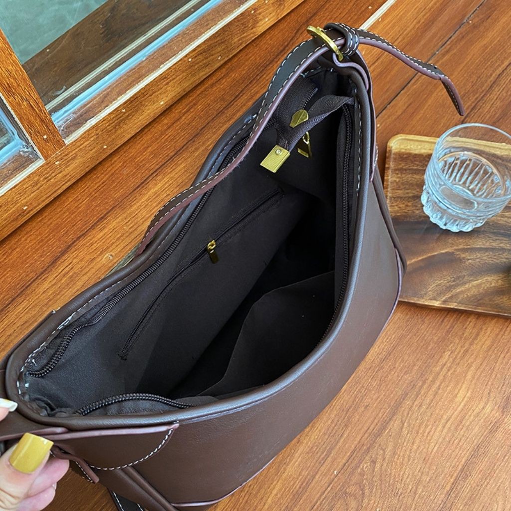 (Mẫu HOT) Túi kẹp nách nữ Túi da đeo chéo nữ KR 409- Da PU cao cấp, Size 28, 2 màu lựa chọn- KARA 409 | BigBuy360 - bigbuy360.vn