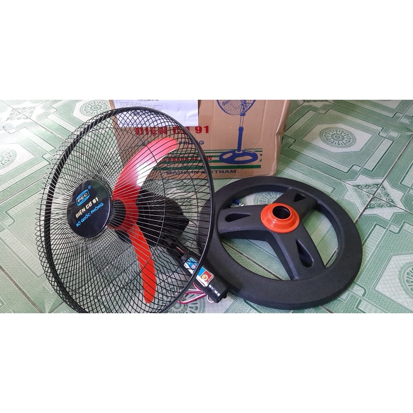 Quạt Cây 12v-400 DC-điện cơ 91-Quạt Kẹp Ắc Quy-Có Tuốc Năng,BỘ QUỐC PHÒNG-HÀNG CHÍNH HÃNG -BH 12T