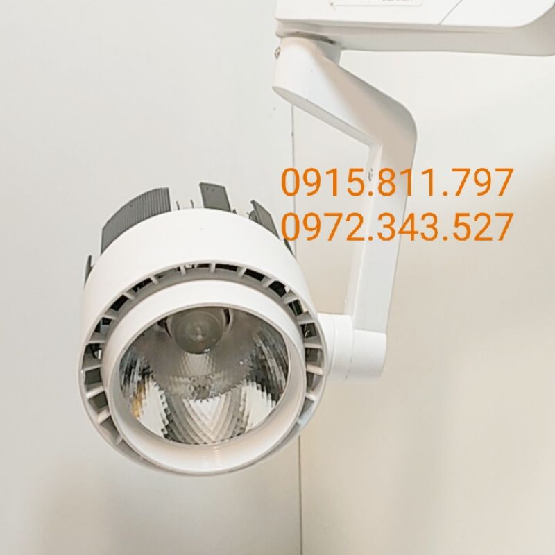 Đèn rọi ray,đèn rọi trắng cob 20w xoay 360 độ,ánh sáng đèn trắng - trung tính, đèn hỗ trợ chụp ảnh,livestream,chiếu sáng