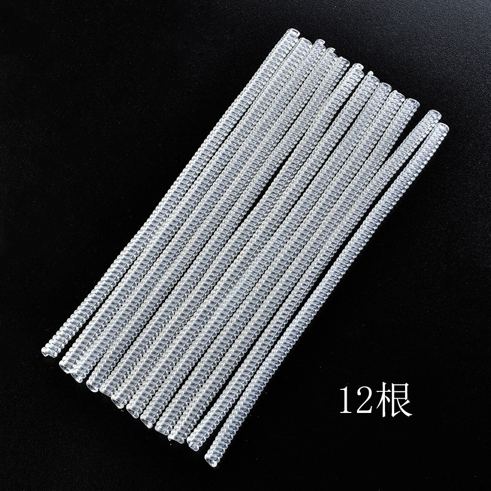 Bộ 12 dây điều chỉnh nhẫn bằng nhựa trong suốt đầy tiện lợi
