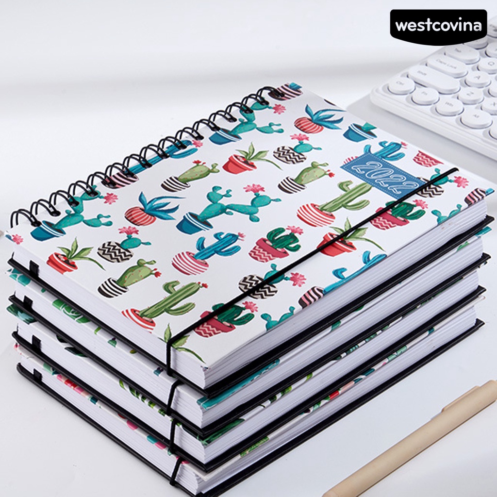 [Hot]✍Sổ Tay A5 Bìa Dày In Họa Tiết Cây Lá Agenda Hiệu Quả