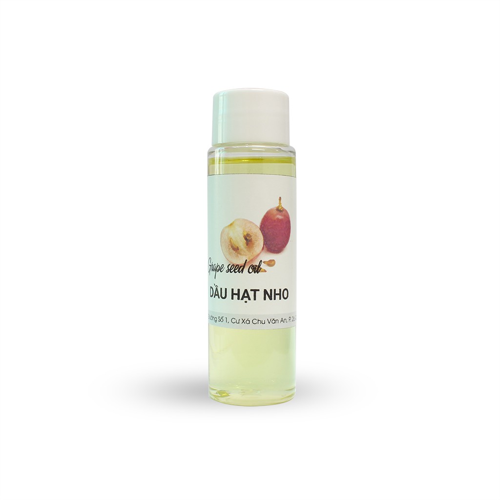 Dầu hạt nho  - 15ml/ 50ml/ 100ml . Nguyên liệu mỹ phẩm,  Nguyên liệu làm son. Xuất Xứ : Tây Ban Nha