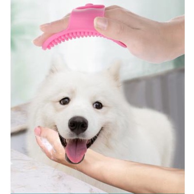 Bàn chà chải tắm cho chó mèo, bàn chà massage chải lông thú cưng-Supetshophn
