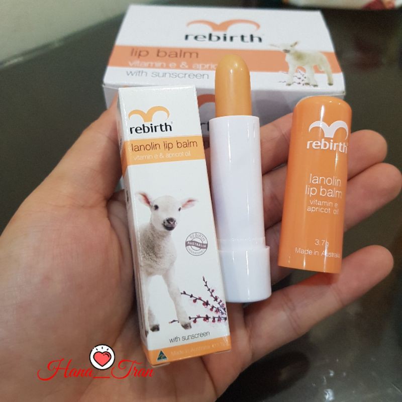 Son Chống Khô Và Nứt Nẻ Môi Rebirth Lanopearl - RB14