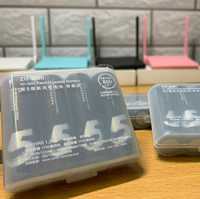 🎯️ Pin sạc AA Xiaomi Zi5 Dung lượng 1800mah sạc lại tới 1500 lần, pin tiểu sạc cao cấp tuổi thọ cao