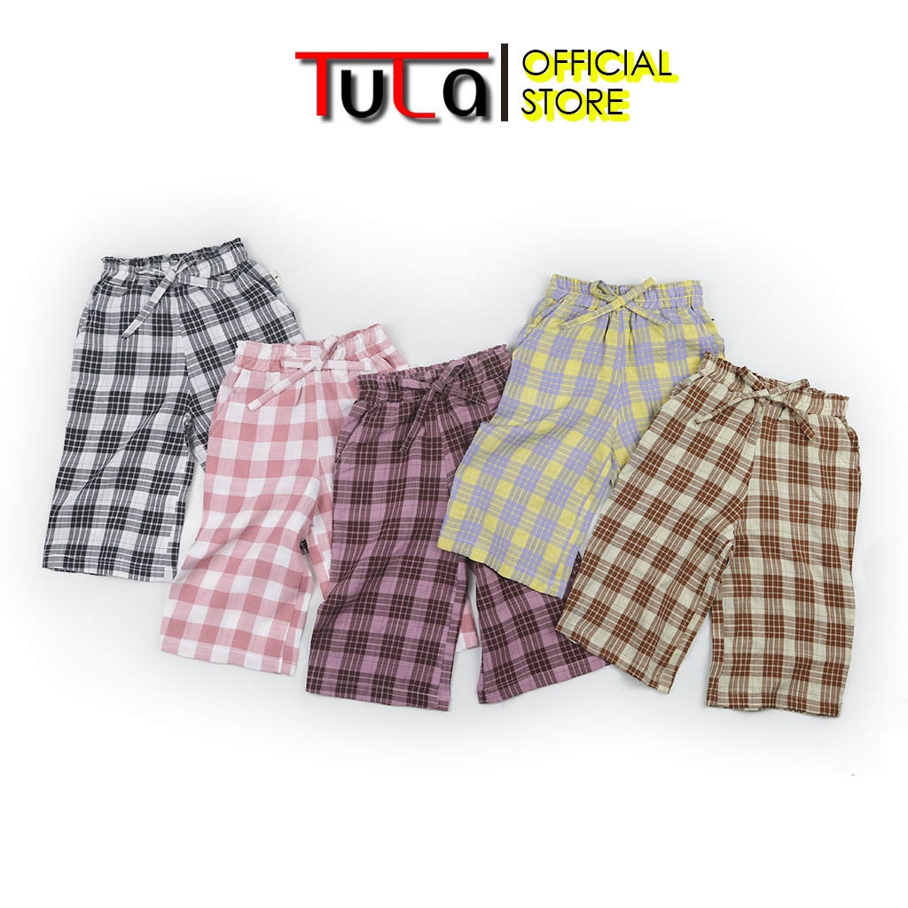 Quần Ống Rộng Dài Cho Bé Gái Dáng Suông Cực Xinh Quần Dài Đi Học Cho Bé Tulalove