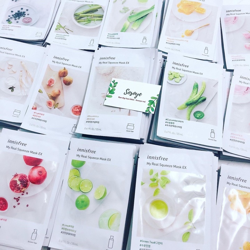 Mặt Nạ Dưỡng Da Innisfree My Real Squeeze EX Hàn Quốc | BigBuy360 - bigbuy360.vn
