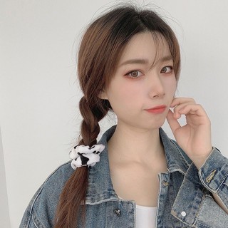 Cột Tóc Scrunchies Bò Sữa Lông Nhung HotTrend [C330]