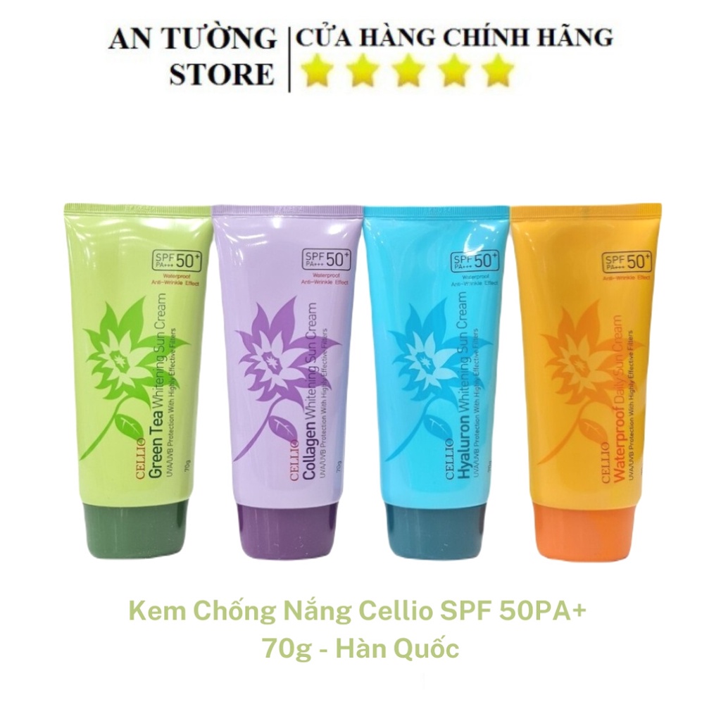 Kem Chống Nắng Cellio SPF 50PA+