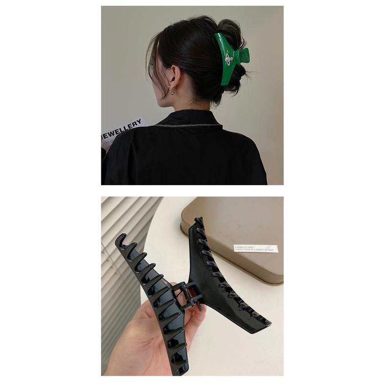 Kẹp Tóc Hình Cá Mập Kích Thước Lớn Mẫu Mới Dành Cho Bạn Nữ