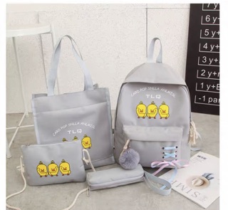 SET BALO 4 món - thắt nơ 3 con vịt