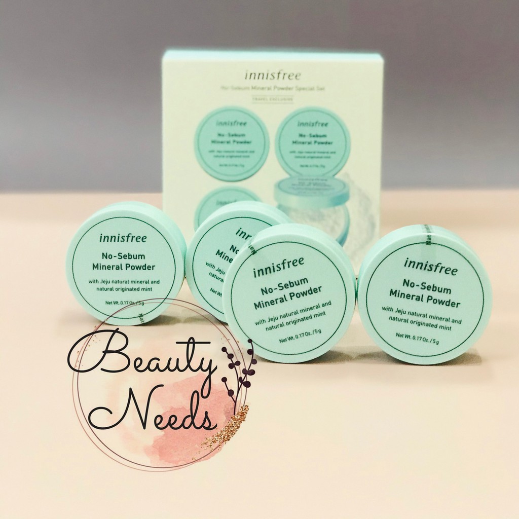 Phấn Phủ Kiềm Dầu Dạng Bột Khoáng Innisfree No Sebum Mineral Powder 5g | BigBuy360 - bigbuy360.vn