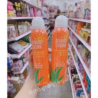 Xịt chống nắng + trắng da #sivanna