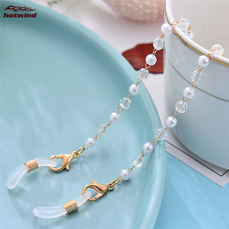 [Hàng mới về] Dây đeo cổ cho khẩu trang đính đá nhân tạo thời trang
