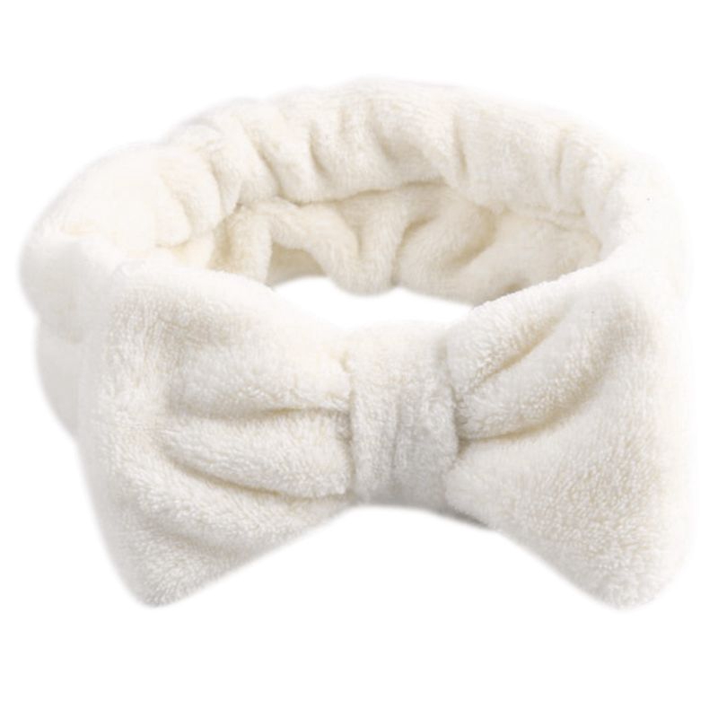 Băng Đô Nhung Màu Trơn Trang Trí Nơ Bướm Xinh Xắn Cho Nữ 11