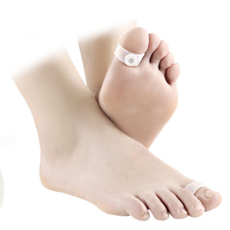 1 Cặp Vòng Silicone Đeo Ngón Chân Massage Chân Giảm Cân