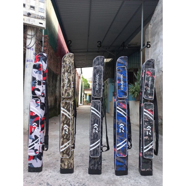 Bao Daiwa 1m25 size 2 ngăn chính - 2 ngăn phụ và 1 ngăn chính - 1 ngăn phụ