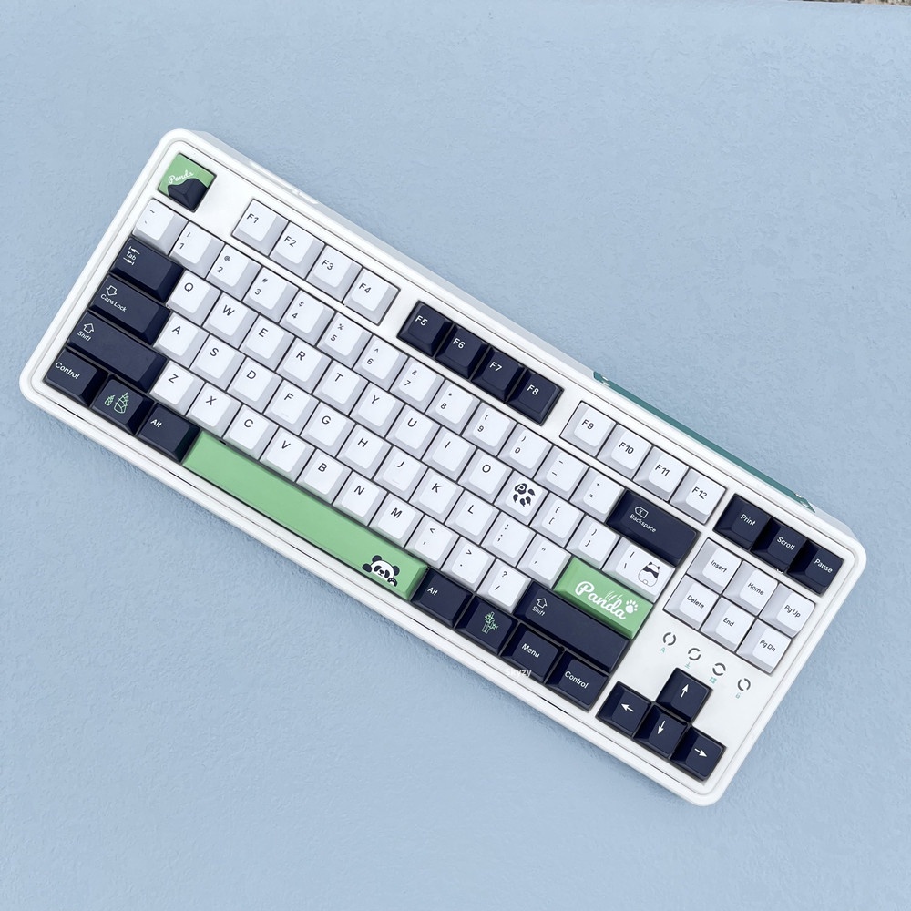 133 Phím Panda Keycap Cherry Profile thú dễ thương PBT DYE SUB bàn phím cơ keycaps