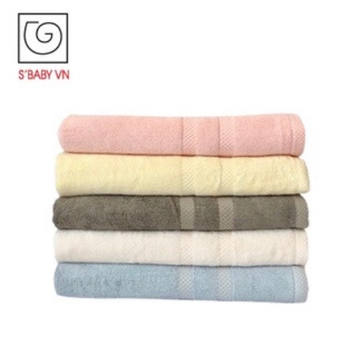 Khăn Tắm Sợi Tre S'BABY 60x120cm Theo Tiêu Chuẩn Xuất Nhật, An Toàn Cho Da - 8936137960141