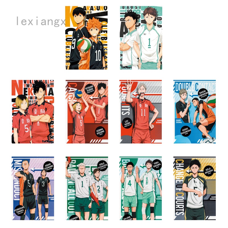 Tranh Giấy Kraft Dán Tường In Hình Hoạt Hình Haikyuu