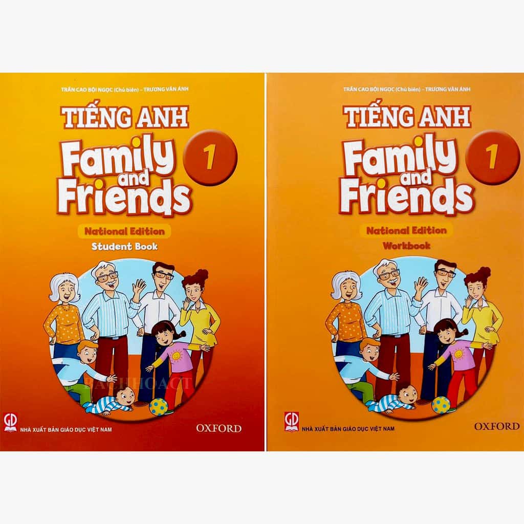 Sách - Tiếng Anh 1 - Family and Friends (National Edition) - Student Book + Workbook (Kèm bao sách)