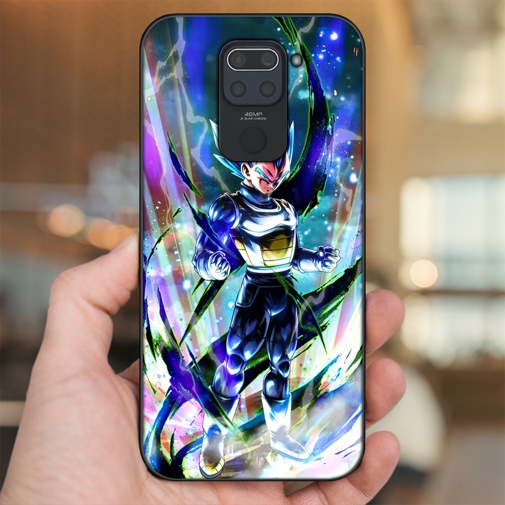 Ốp lưng Xiaomi Redmi Note 9 viền đen in hình Vegeta Dragon Ball