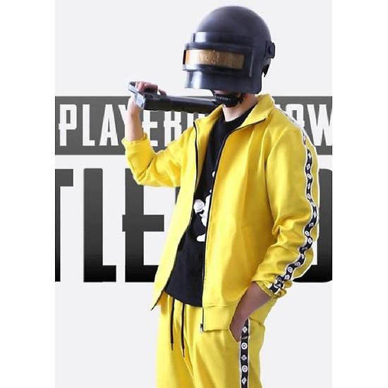 Bộ quần áo vàng PUBG | tracksuit banana chất liệu cao cấp cosplay