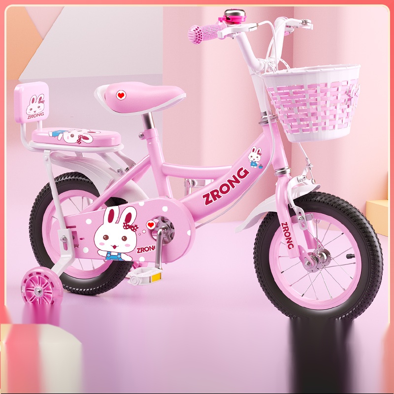 Xe Đạp Trẻ Em 3-6-10 Tuổi Xe Đạp Có Bánh Phụ Xe Đạp