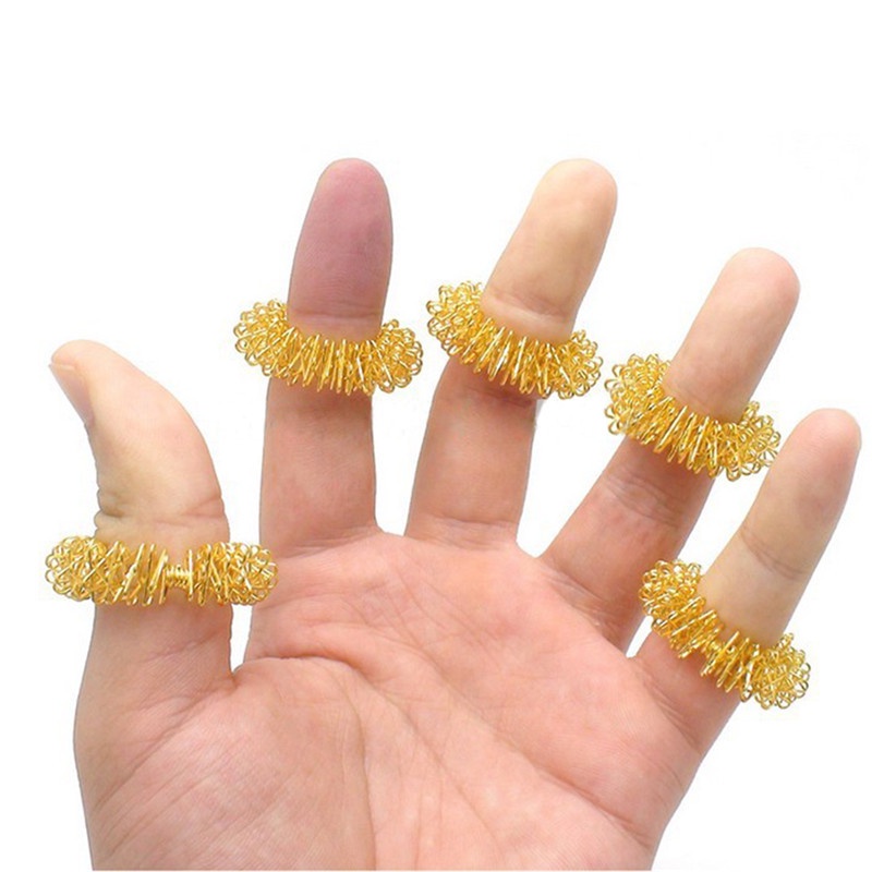 Bộ 5 Vòng Mát Xa Ngón Tay Chăm Sóc Sức Khỏe
