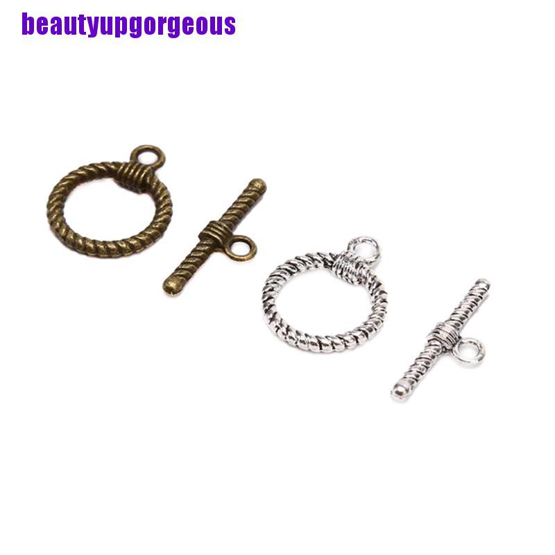 CHARMS Set 20 Móc Khóa Dùng Làm Đồ Trang Sức Diy Phong Cách Vintage