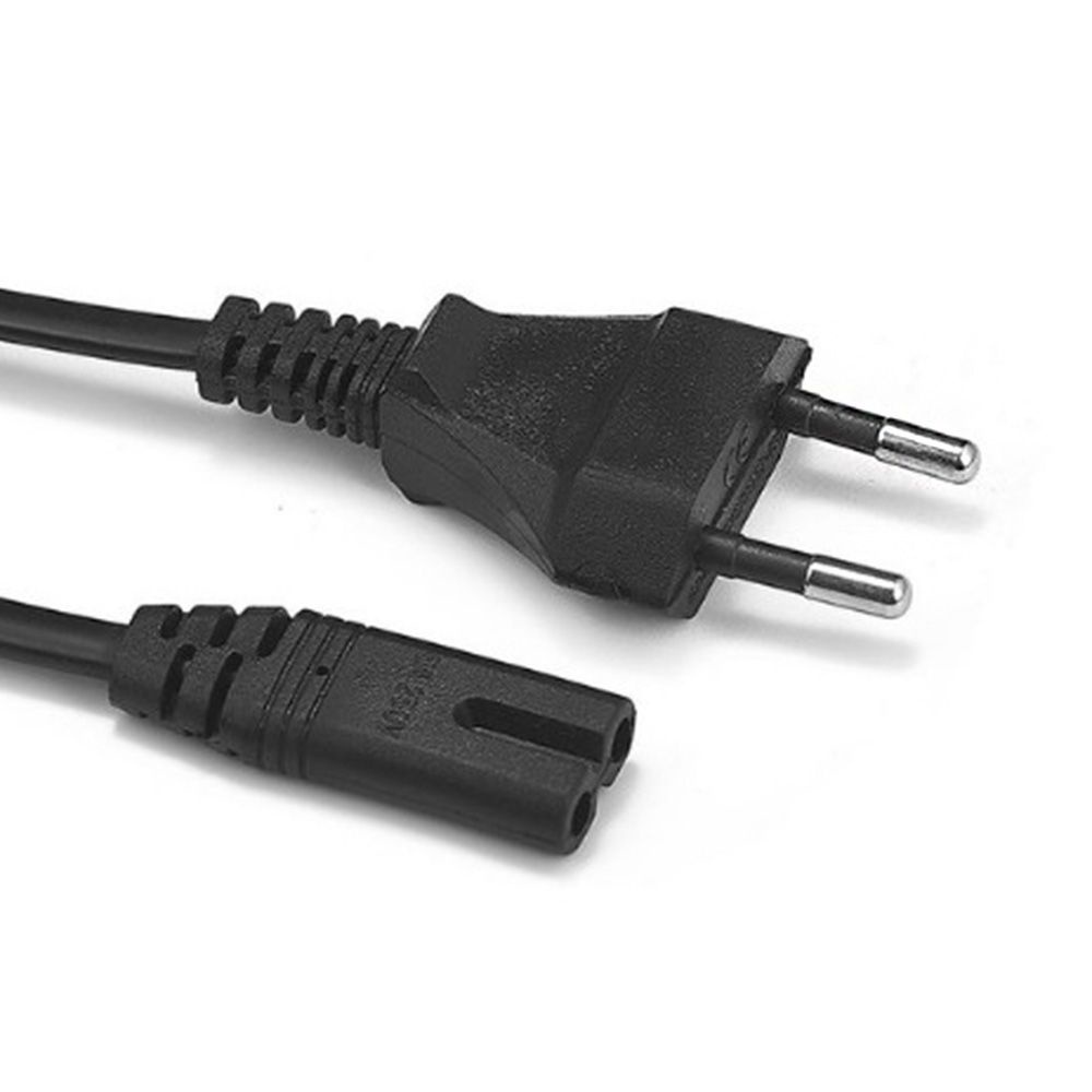 Dây sạc nguồn AC 0.6m hình số 8 C7 sang Châu Âu 2 chân nhiều màu dành cho laptop / máy in / máy ảnh