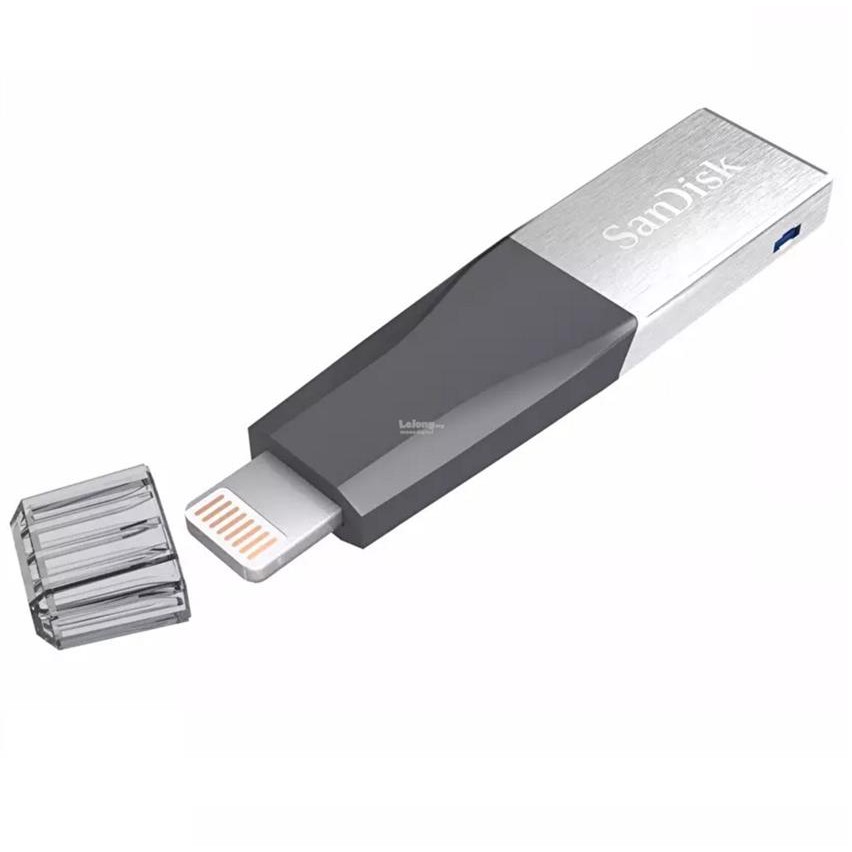 USB 3.0 OTG SanDisk iXpand™ Mini Flash Drive 128GB (Bạc)