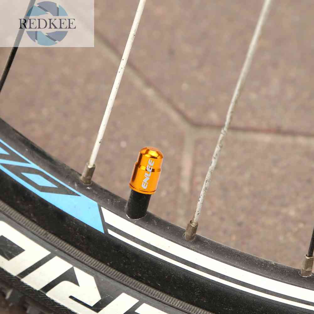 Bộ 2 Ốp Van Bánh Xe Đạp Bằng Hợp Kim Nhôm Cao Cấp