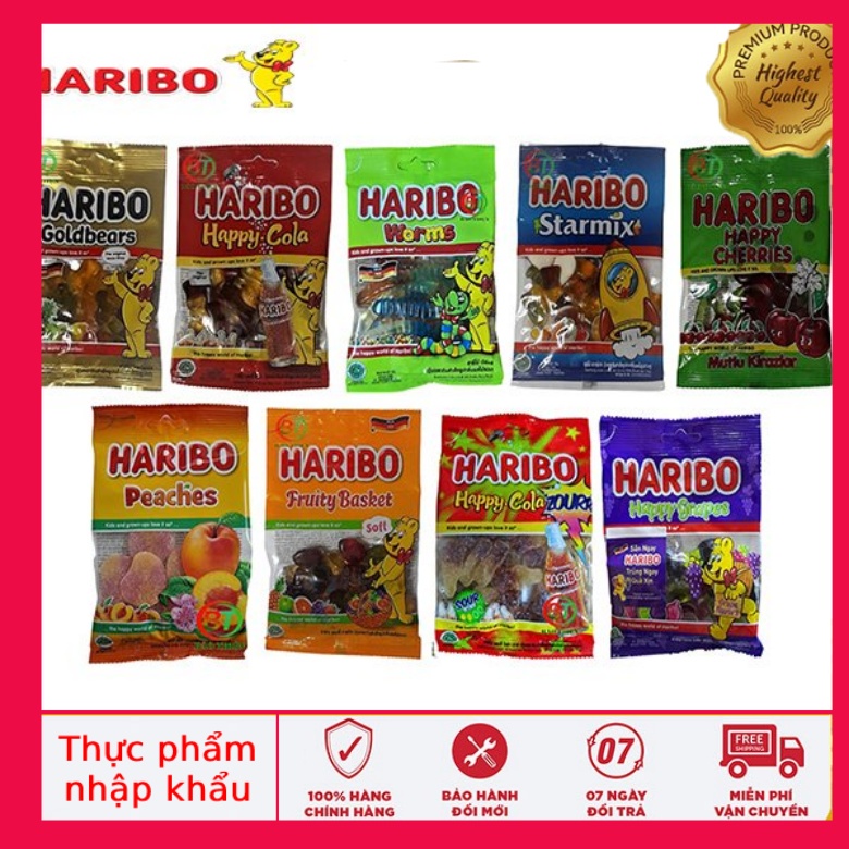 Kẹo dẻo Haribo gói 80gr