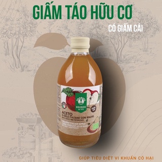 Giấm táo , Giấm lựu  hữu cơ Giảm Cân Cao Cấp Có con cái ProBios 500ml