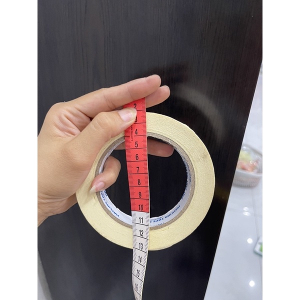 Băng dính 2 mặt vàng siêu dính size 2cm