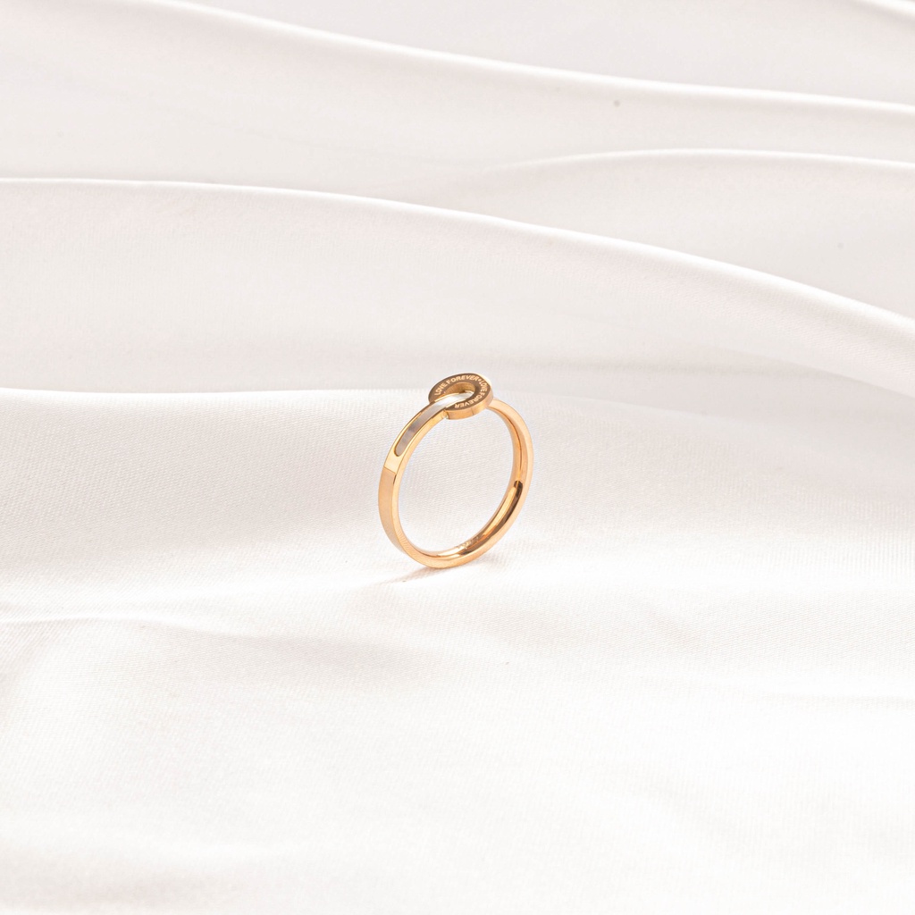 Nhẫn CDE In Love Forever Rose Gold Ring CDE8011