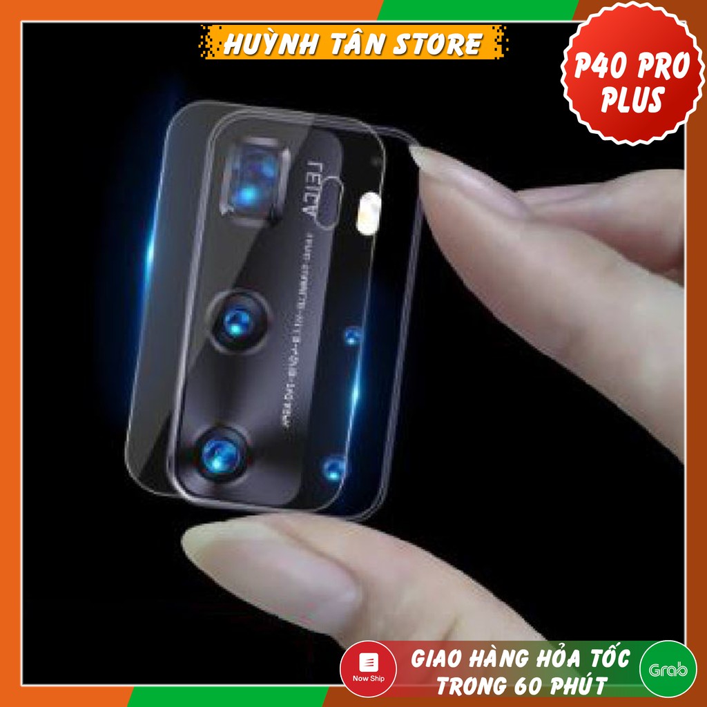 Kính cường lực Camera Huawei P40 Pro Plus trong suốt vát 2,5D
