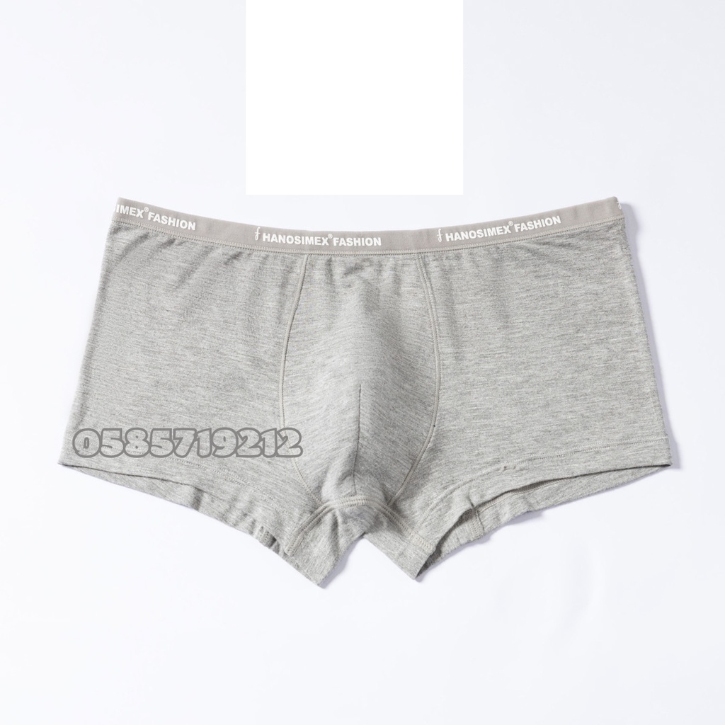 Quần lót quần sịp đùi nam cạp chữ HANOSIMEX thoáng mát, thoải mái, dễ chịu - Hàng chính hãng Việt Nam chất lượng cao