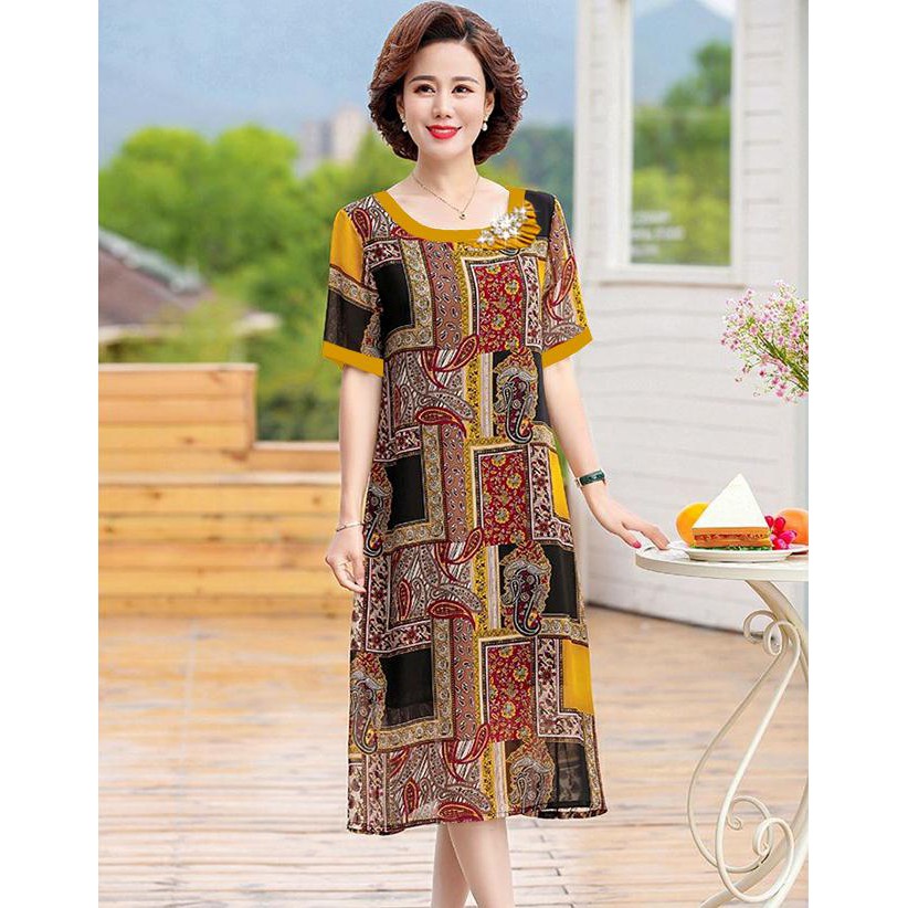 ĐẦM SUÔNG TRUNG NIÊN KIỂU VÁY ĐẦM  DỰ TIỆC TRUNG NIÊN CAO CẤP - THỜI TRANG TRUNG NIÊN NỮ D3220 3294 3303 3302 3309 3313 | BigBuy360 - bigbuy360.vn